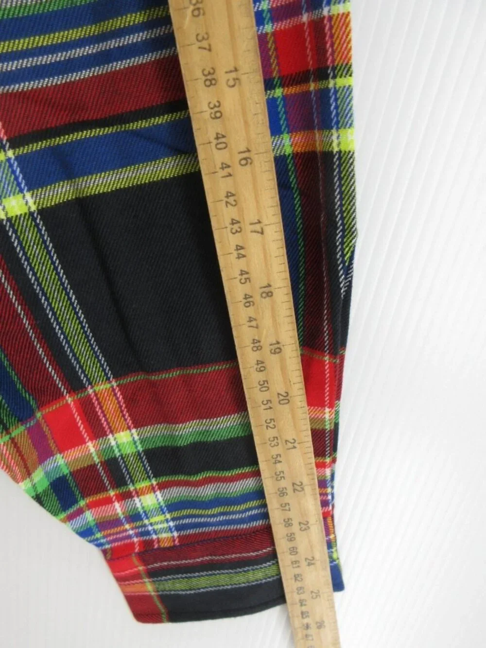 Polo Ralph Lauren Shirt 3XB Big Flannel Plaid Elbow Patches Heritage